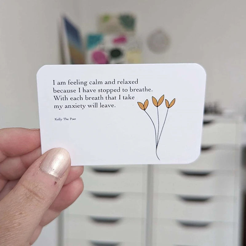 Anxiety Relief Affirmation Cards – Pocket-Sized Mental Health Support & Gift Pack